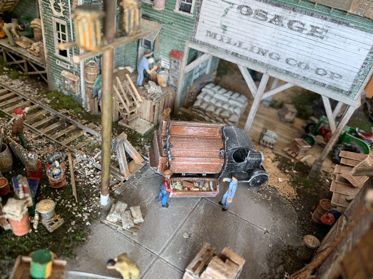 Miniature structures by Pat Mackin